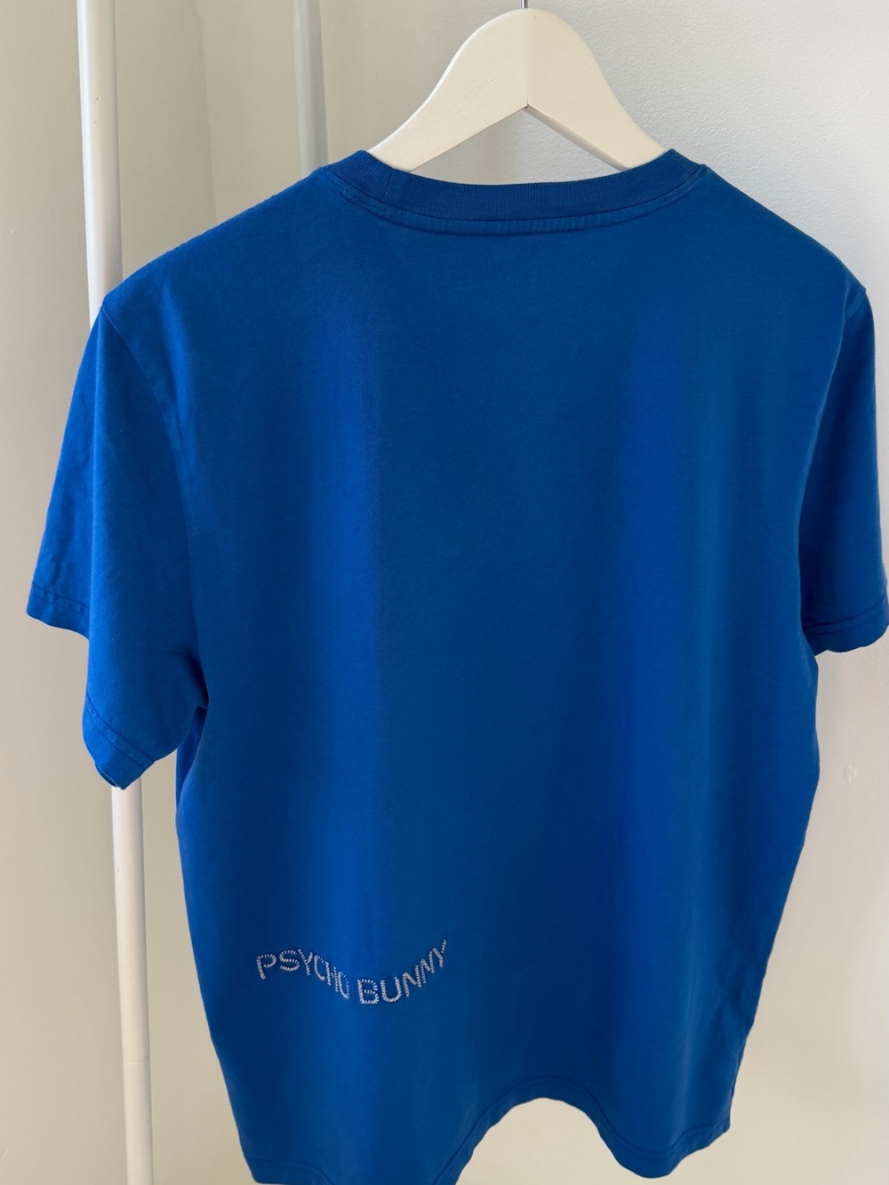 Psycho Bunny Blue Embroidered Logo Short Sleeve Tee - Picture 2 of 4